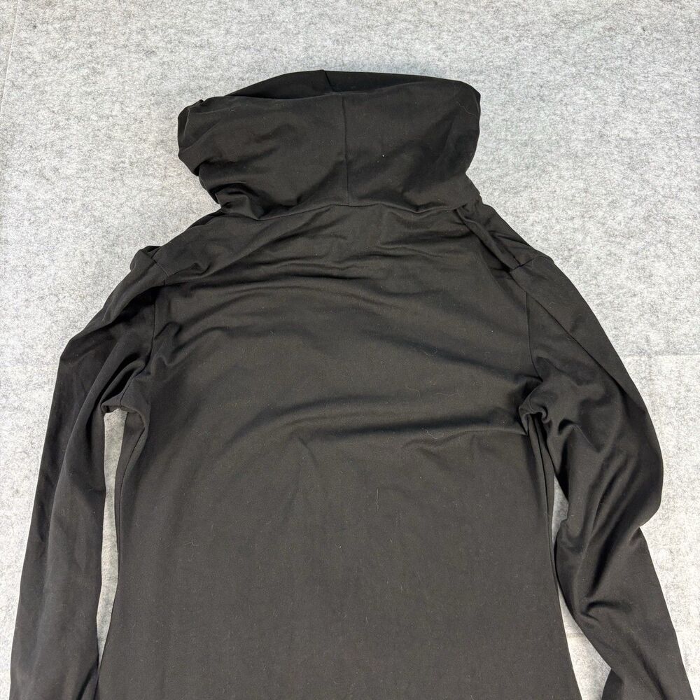 INAWLY Black Angel Wing Rhinestone Hooded Zip Mini Dress Womens S NWT Goth Y2K - Picture 11 of 15